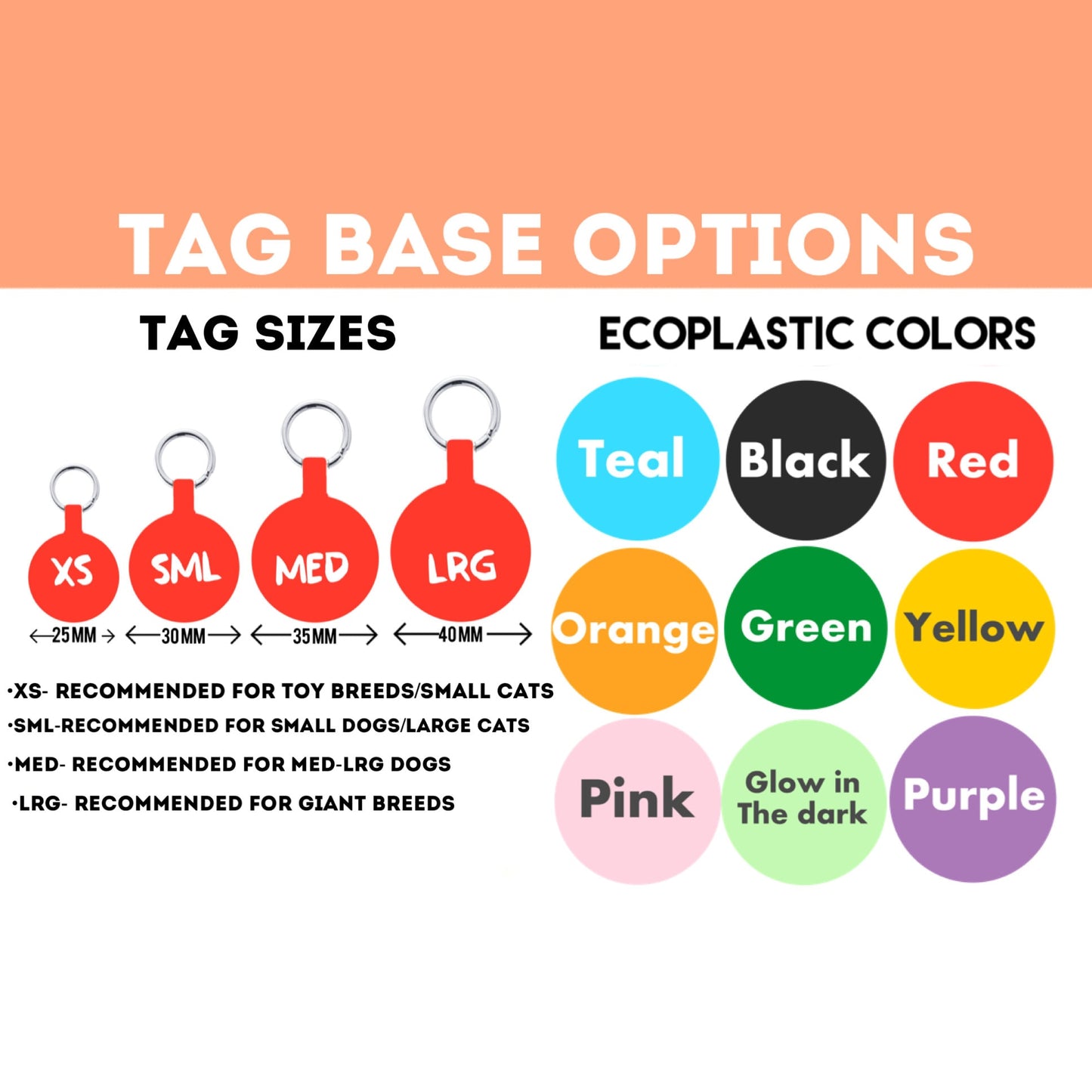 Bright Rainbow Stripes Personalized Dog ID Pet Tag Custom Pet Tag You Choose Tag Size & Colors