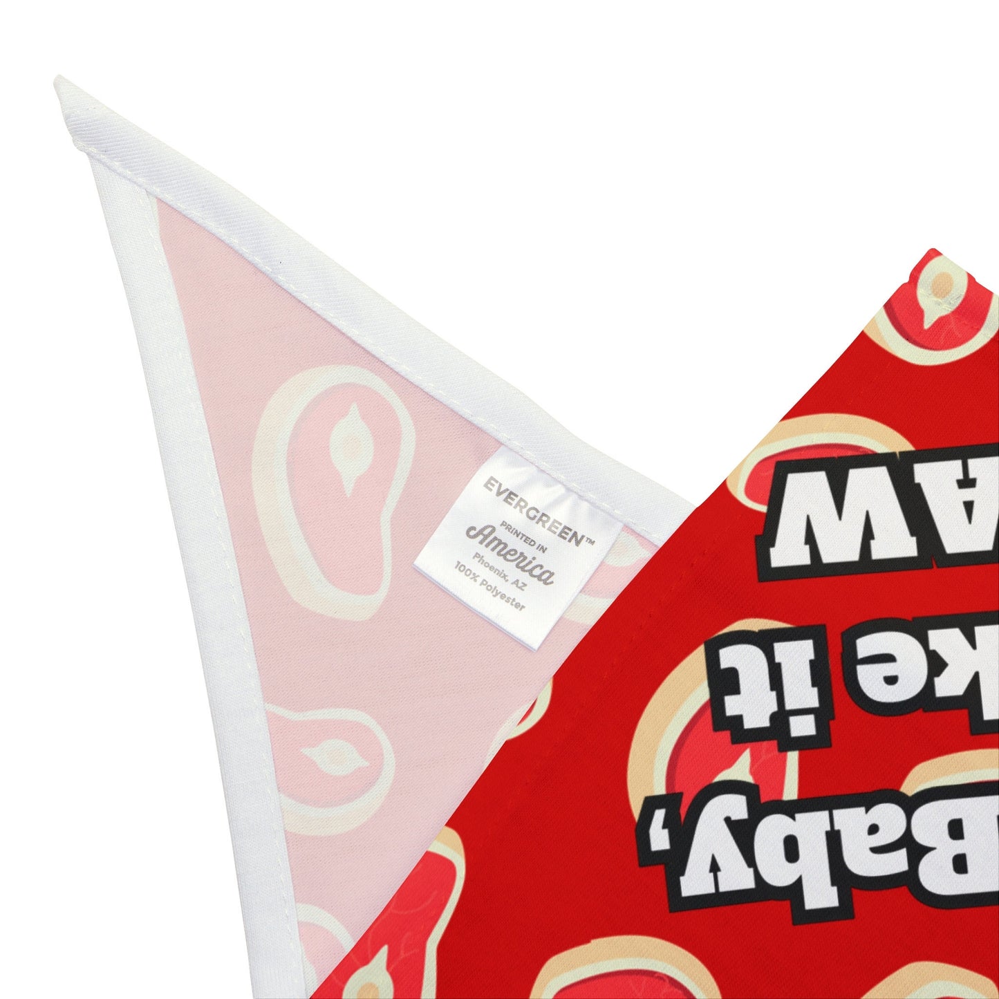 Raw Fed Funny Pet Bandana- 2 Sizes