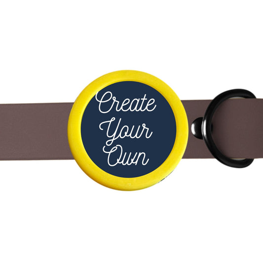 Create Your Own Custom Gifts Design TWIST Tag- Silent, Eco-Friendly, Ringless ID Tag for Cats and Dogs