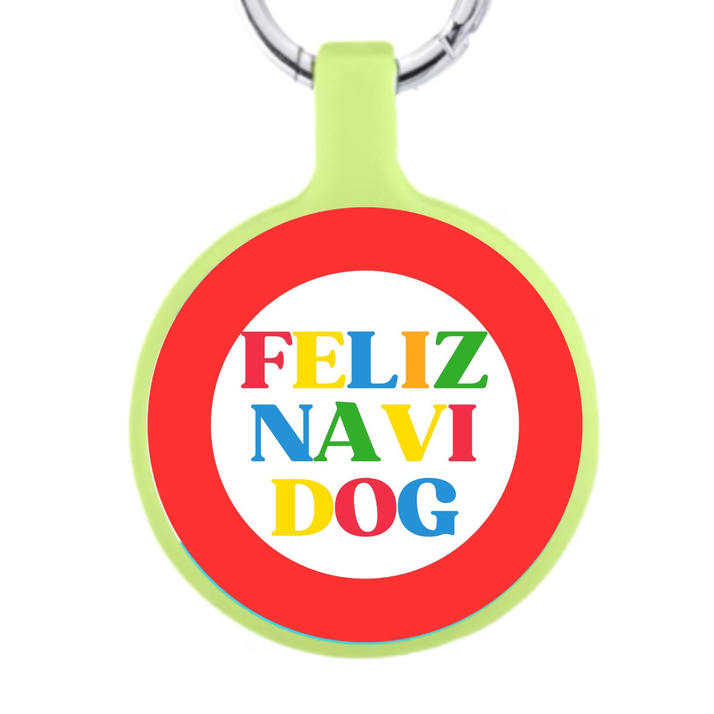 Holiday Customized Text Pet ID Tag. More Colors & Sizes! Christmas Thanksgiving Hanukkah Quiet Dog Tag Cat ID